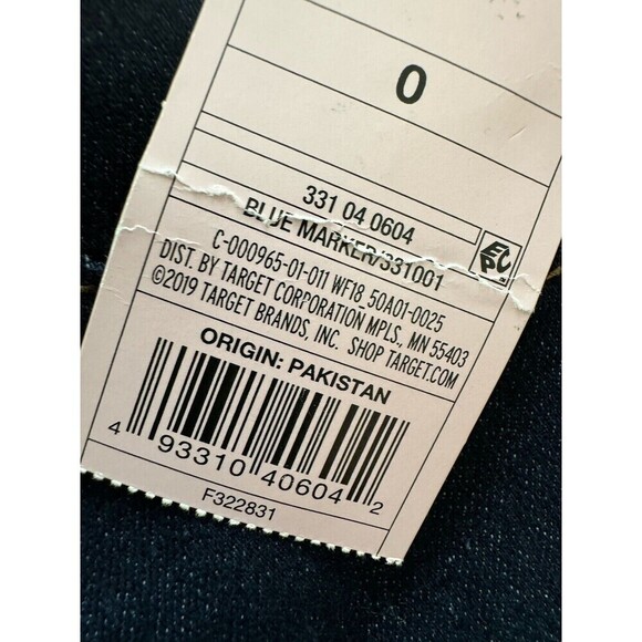 Women’s Jeans  High Rise Skinny Jean Blue Marker Stretch-wild Fable size 0/W25R - Picture 6 of 10